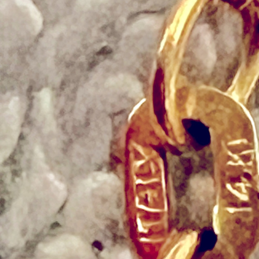 14kt Solid Yellow Gold Toggle Clasp 18” Bracelet. - image 5